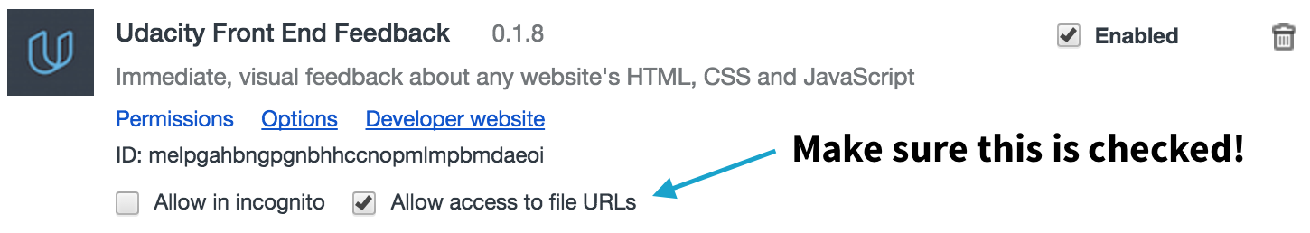 click this checkbox in the chrome extensions menu that says "allow access to file urls"